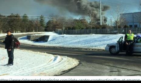 Amazon AWS Data Center Construction Fire 2015